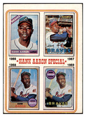 1974 Topps Baseball #005 Hank Aaron Braves VG 530445