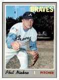 1970 Topps Baseball #160 Phil Niekro Braves EX 530448