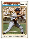 1974 Topps Baseball #473 World Series Game 2 Willie Mays VG-EX 530455