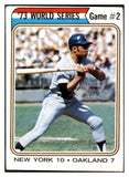 1974 Topps Baseball #473 World Series Game 2 Willie Mays VG-EX 530456