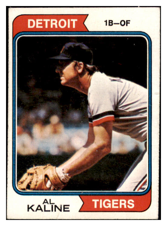 1974 Topps Baseball #215 Al Kaline Tigers EX 530462