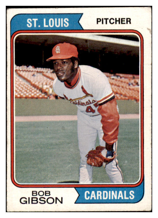 1974 Topps Baseball #350 Bob Gibson Cardinals VG 530464