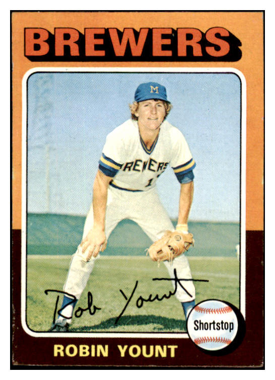 1975 Topps Baseball #223 Robin Yount Brewers EX 530469