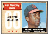 1968 Topps Baseball #373 Frank Robinson A.S. Orioles EX 530476