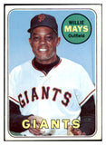 1969 Topps Baseball #190 Willie Mays Giants VG-EX 530481