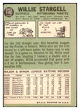 1967 Topps Baseball #140 Willie Stargell Pirates GD-VG 530485