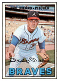 1967 Topps Baseball #456 Phil Niekro Braves VG-EX 530486