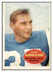 1960 Topps Football #002 Alan Ameche Colts EX 530516