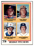 1978 Topps Baseball #703 Jack Morris Tigers VG-EX 530526