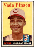 1958 Topps Baseball #420 Vada Pinson Reds EX-MT 530532