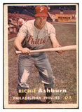 1957 Topps Baseball #070 Richie Ashburn Phillies VG 530533