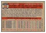 1957 Topps Baseball #070 Richie Ashburn Phillies VG 530533