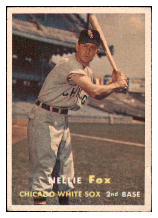 1957 Topps Baseball #038 Nellie Fox White Sox VG 530534