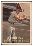1957 Topps Baseball #038 Nellie Fox White Sox VG 530534