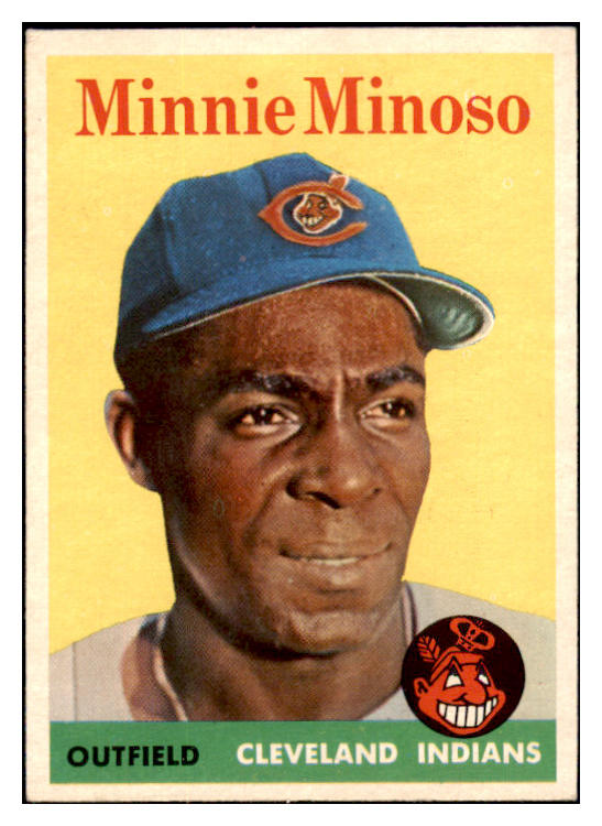 1958 Topps Baseball #295 Minnie Minoso Indians EX-MT 530539