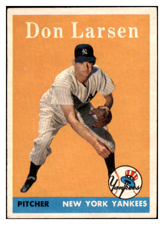 1958 Topps Baseball #161 Don Larsen Yankees EX+/EX-MT 530551