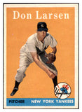 1958 Topps Baseball #161 Don Larsen Yankees EX+/EX-MT 530551