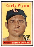 1958 Topps Baseball #100 Early Wynn White Sox EX+/EX-MT 530553