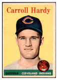 1958 Topps Baseball #446 Carroll Hardy Indians EX+/EX-MT 530555