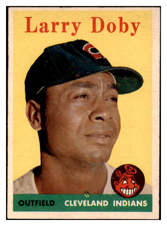 1958 Topps Baseball #424 Larry Doby Indians EX-MT 530556