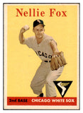 1958 Topps Baseball #400 Nellie Fox White Sox EX-MT 530557