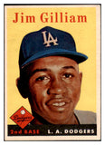 1958 Topps Baseball #215 Jim Gilliam Dodgers VG-EX 530563