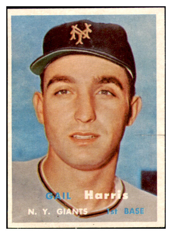 1957 Topps Baseball #281 Gail Harris Giants GD-VG 530599