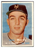 1957 Topps Baseball #281 Gail Harris Giants GD-VG 530599