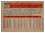 1957 Topps Baseball #348 Jim Hearn Phillies EX 530609