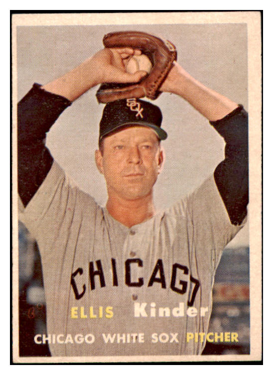 1957 Topps Baseball #352 Ellis Kinder White Sox EX 530619