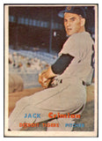 1957 Topps Baseball #297 Jack Crimian Tigers EX 530621