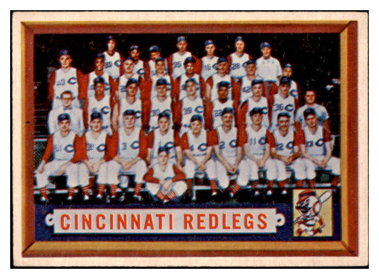 1957 Topps Baseball #322 Cincinnati Reds Team EX 530632