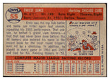 1957 Topps Baseball #055 Ernie Banks Cubs EX 530633