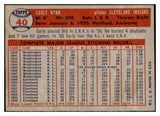 1957 Topps Baseball #040 Early Wynn Indians GD-VG 530635