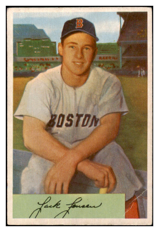 1954 Bowman Baseball #002 Jackie Jensen Red Sox VG 530641