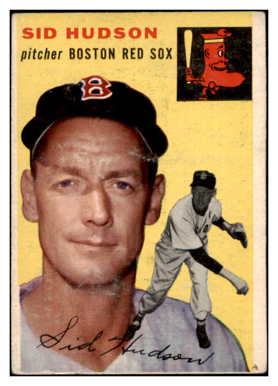 1954 Topps Baseball #093 Sid Hudson Red Sox VG-EX 530645