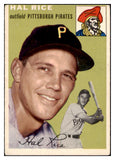 1954 Topps Baseball #095 Hal Rice Pirates VG-EX 530646