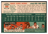 1954 Topps Baseball #099 Bobby Hofman Giants VG-EX 530649