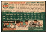 1954 Topps Baseball #100 Bob Keegan White Sox VG-EX 530650