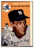 1954 Topps Baseball #105 Andy Carey Yankees VG-EX 530654