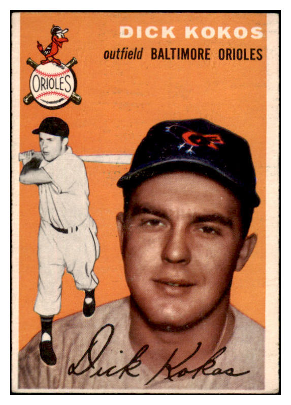 1954 Topps Baseball #106 Dick Kokos Orioles VG-EX 530655