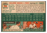 1954 Topps Baseball #056 Willie Miranda Yankees VG-EX 530659