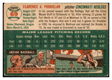 1954 Topps Baseball #069 Bud Podbielan Reds VG-EX 530665