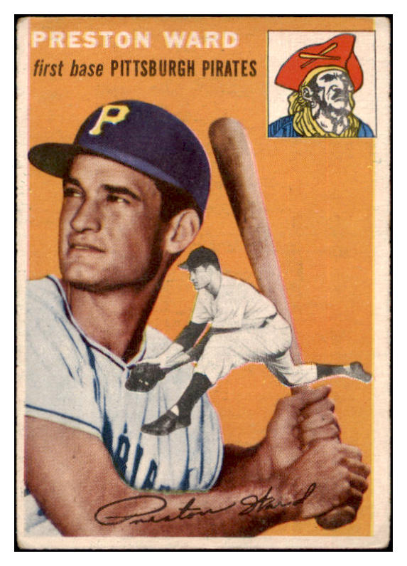 1954 Topps Baseball #072 Preston Ward Pirates VG-EX 530667