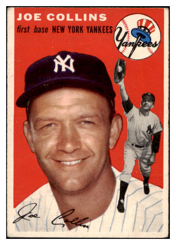 1954 Topps Baseball #083 Joe Collins Yankees VG-EX 530670