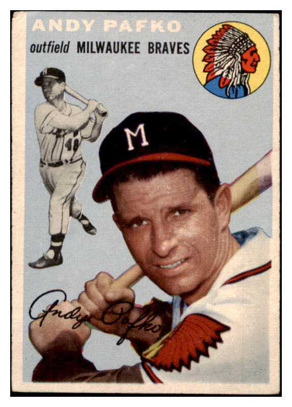 1954 Topps Baseball #079 Andy Pafko Braves VG-EX 530672