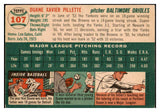 1954 Topps Baseball #107 Duane Pillette Orioles VG-EX 530677