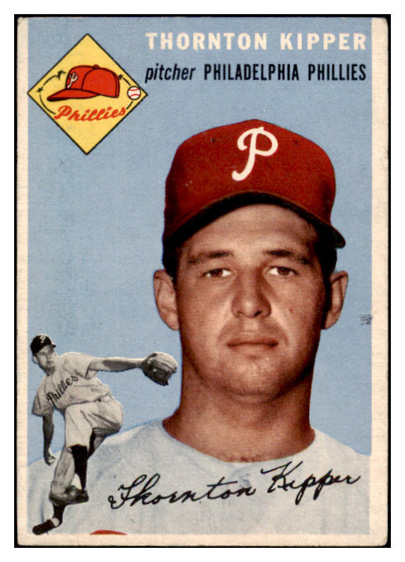 1954 Topps Baseball #108 Thornton Kipper Phillies VG-EX 530678