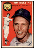 1954 Topps Baseball #111 Jim Delsing Tigers VG-EX 530680