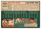 1954 Topps Baseball #111 Jim Delsing Tigers VG-EX 530680